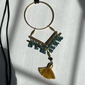 Boho necklace handmade in Montreal